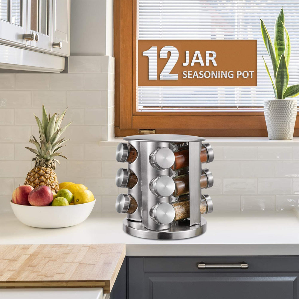 Cool Gift, Rotating Spice Rack Organiser, Available in Different Sizes