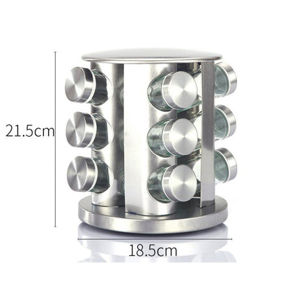 Cool Gift, Rotating Spice Rack Organiser, Available in Different Sizes