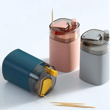 Cool Gift, Automatic Toothpick Holder Set Of 3 pcs, Available in Different Colors