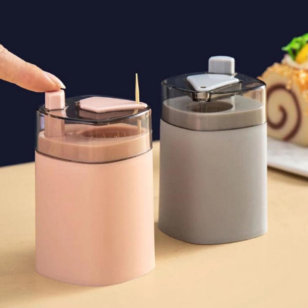 Cool Gift, Automatic Toothpick Holder Set Of 3 pcs, Available in Different Colors