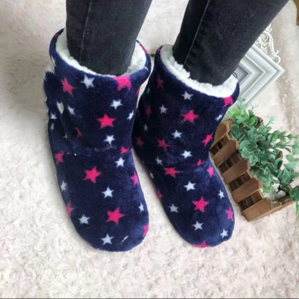Cool Gift, Women's Slipper Socks Winter Warm Fleece, Available in Different Colors
