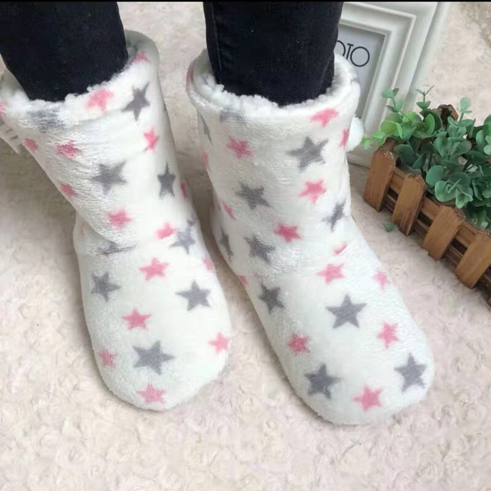 Cool Gift, Women's Slipper Socks Winter Warm Fleece, Available in Different Colors