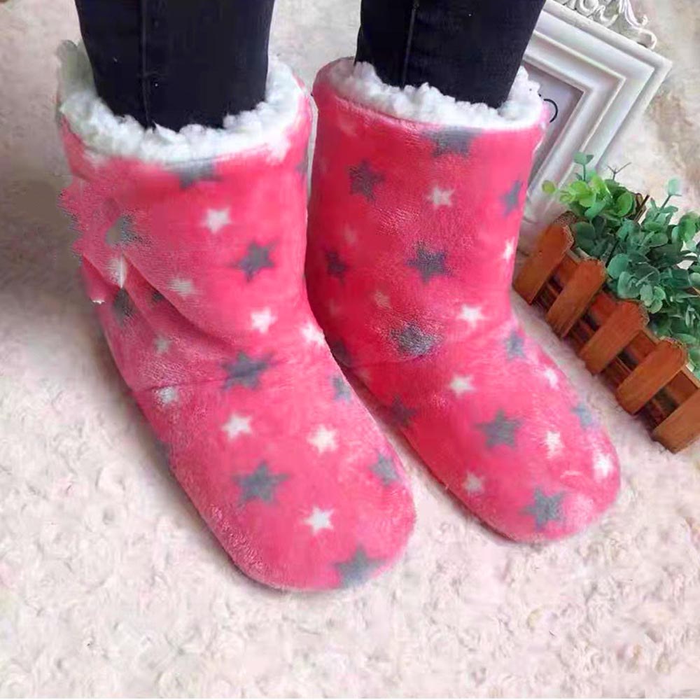 Cool Gift, Women's Slipper Socks Winter Warm Fleece, Available in Different Colors