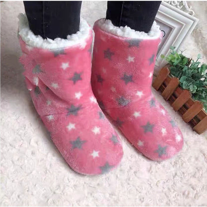 Cool Gift, Women's Slipper Socks Winter Warm Fleece, Available in Different Colors