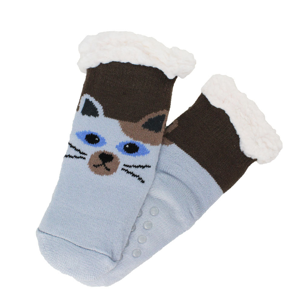 Cool Gift, Kids Slipper Socks Winter Warm Fleece, Available in Different Sizes