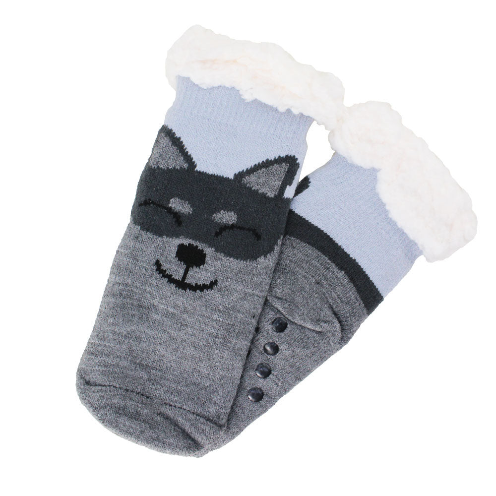 Cool Gift, Kids Slipper Socks Winter Warm Fleece, Available in Different Sizes