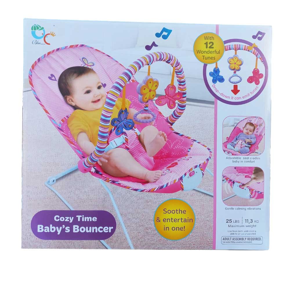 Cool Gift, Baby Bouncer Adorable Animals, Available in Different Colors