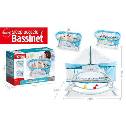 Cool Gift, Newborn Electric Musical Sleeping Peacefully Bassinet Swing, Available in Different Colors