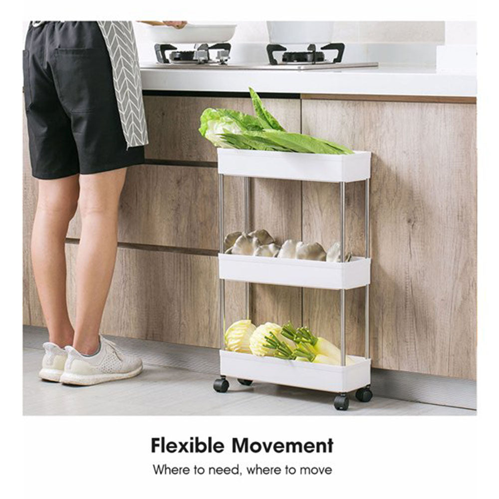 Cool Gift, Slim Storage Cart, Rolling Storage Cart, Available in Different Sizes