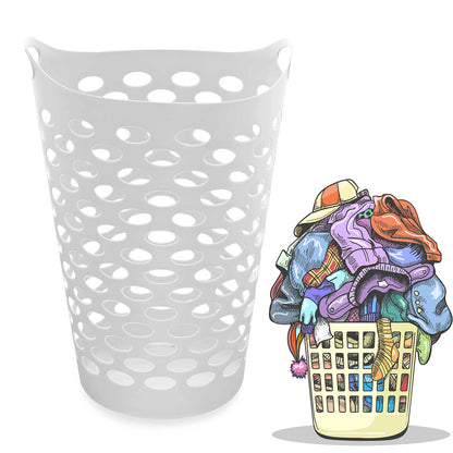Cool Gift, Tall Flex Laundry Basket, Available in Different Colors