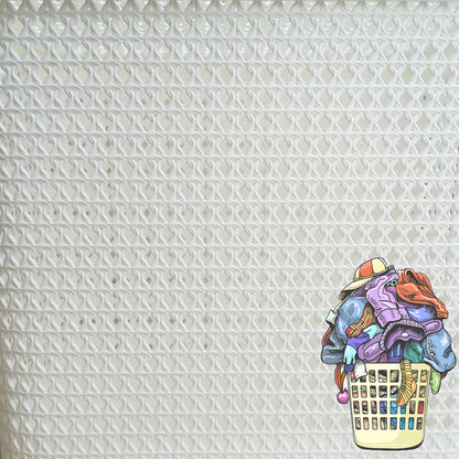 Cool Gift, Deluxe Plastic Laundry Basket With Lid, Available in Different Colors & Sizes