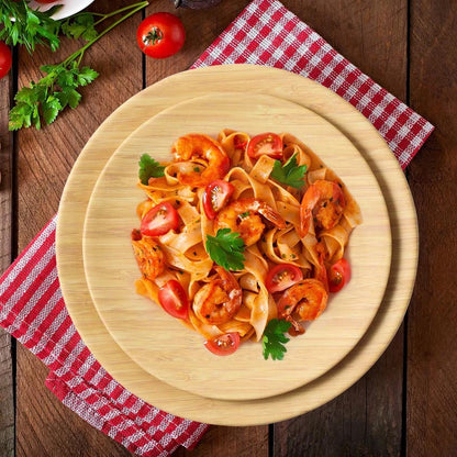 Cool Gift, 20cm Plate Wooden Melamine Dinnerware