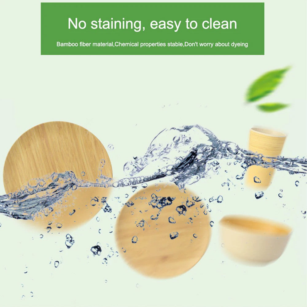 Cool Gift, 20cm Plate Wooden Melamine Dinnerware