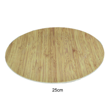 Cool Gift, 25cm Plate Wooden Melamine Dinnerware
