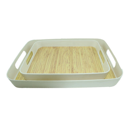 Cool Gift, Tray Wooden Melamine Dinnerware, Available in Different Sizes