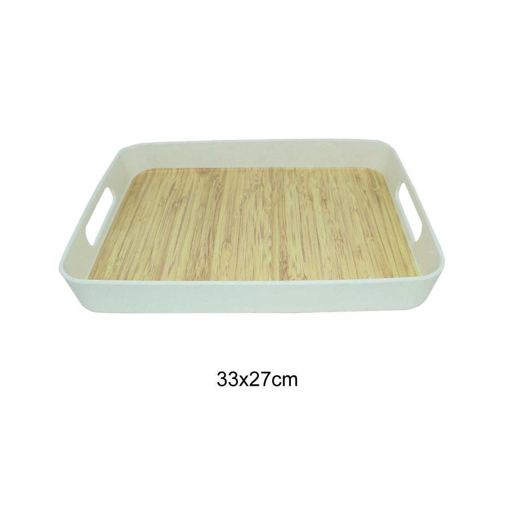 Cool Gift, Tray Wooden Melamine Dinnerware, Available in Different Sizes
