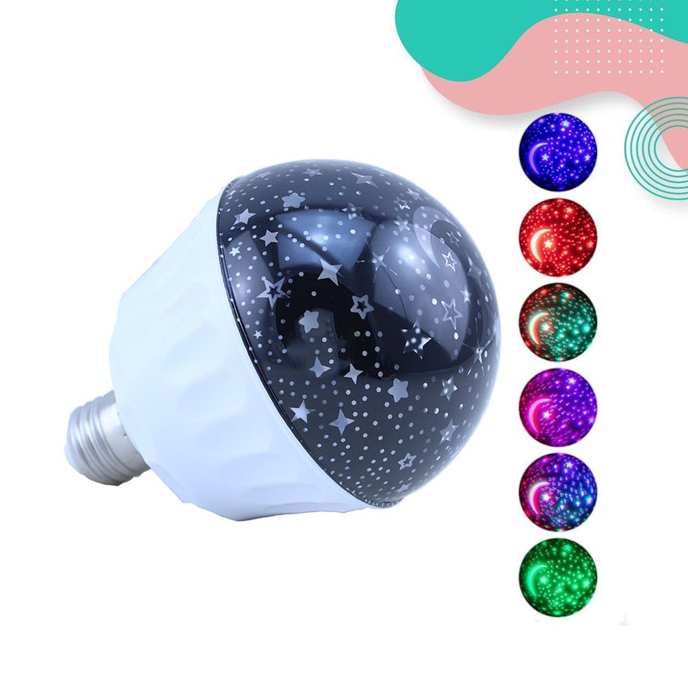 Cool Gift, Star Dream Rotating Projection Bulb Light