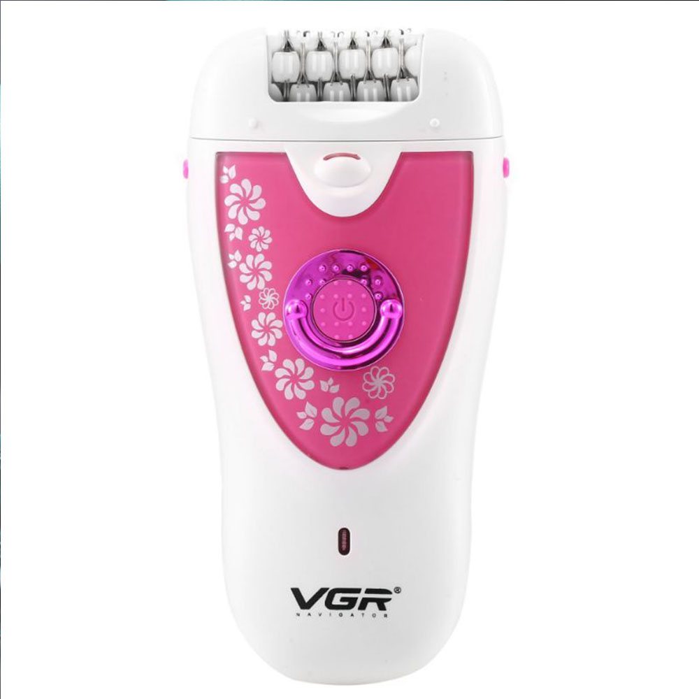 VGR, V-722, Lady Epilator Facial Body Armpit Hair Removal Tool, Available in Different Colors