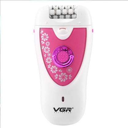 VGR, V-722, Lady Epilator Facial Body Armpit Hair Removal Tool, Available in Different Colors