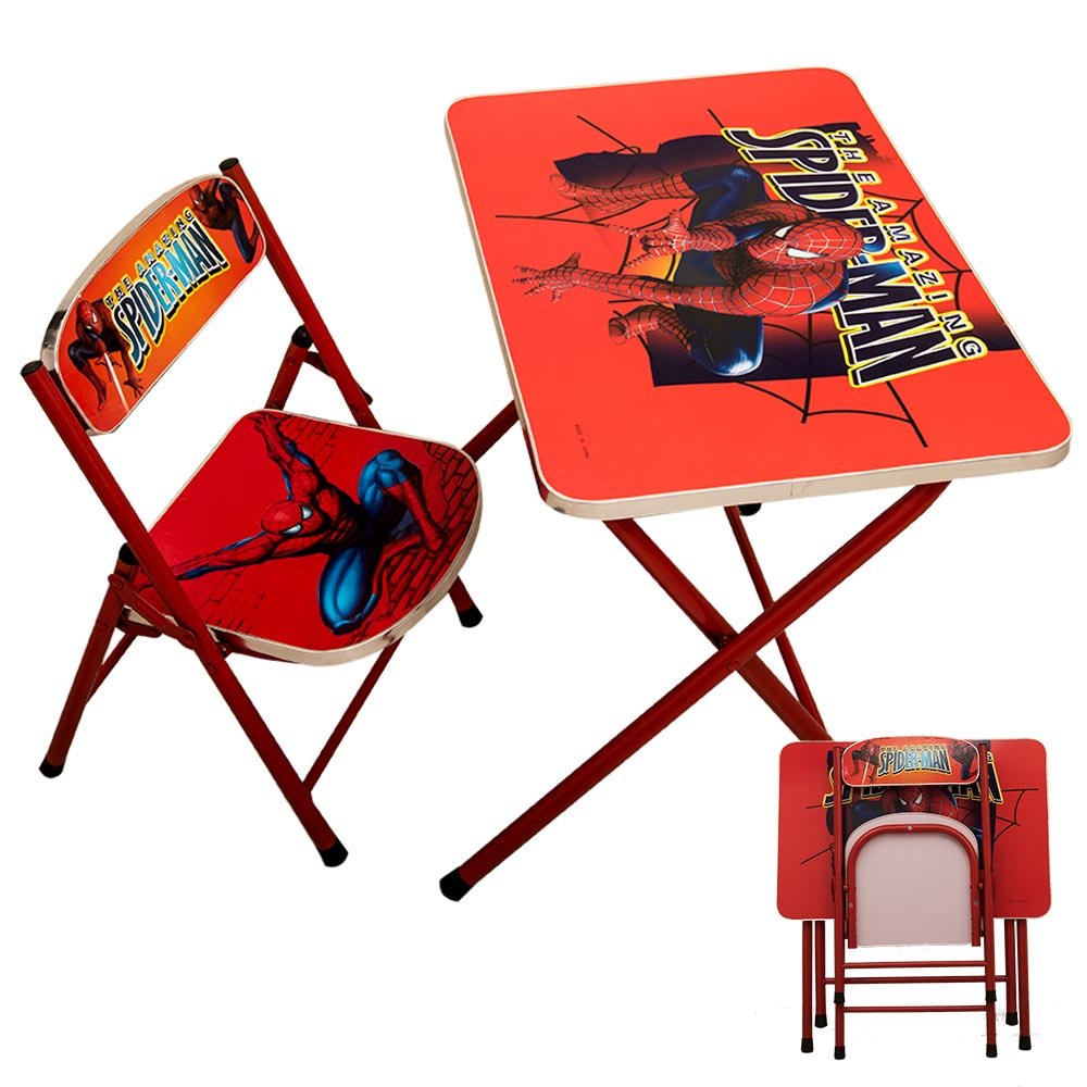 Cool Gift, Foldable Characters Kids Table & Chair Set