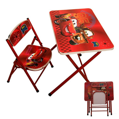 Cool Gift, Foldable Characters Kids Table & Chair Set
