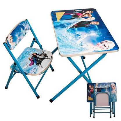 Cool Gift, Foldable Characters Kids Table & Chair Set