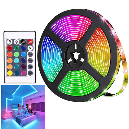 Cool Gift, Led Strip Lights 16 Colors With Remote, Available in Different Sizes