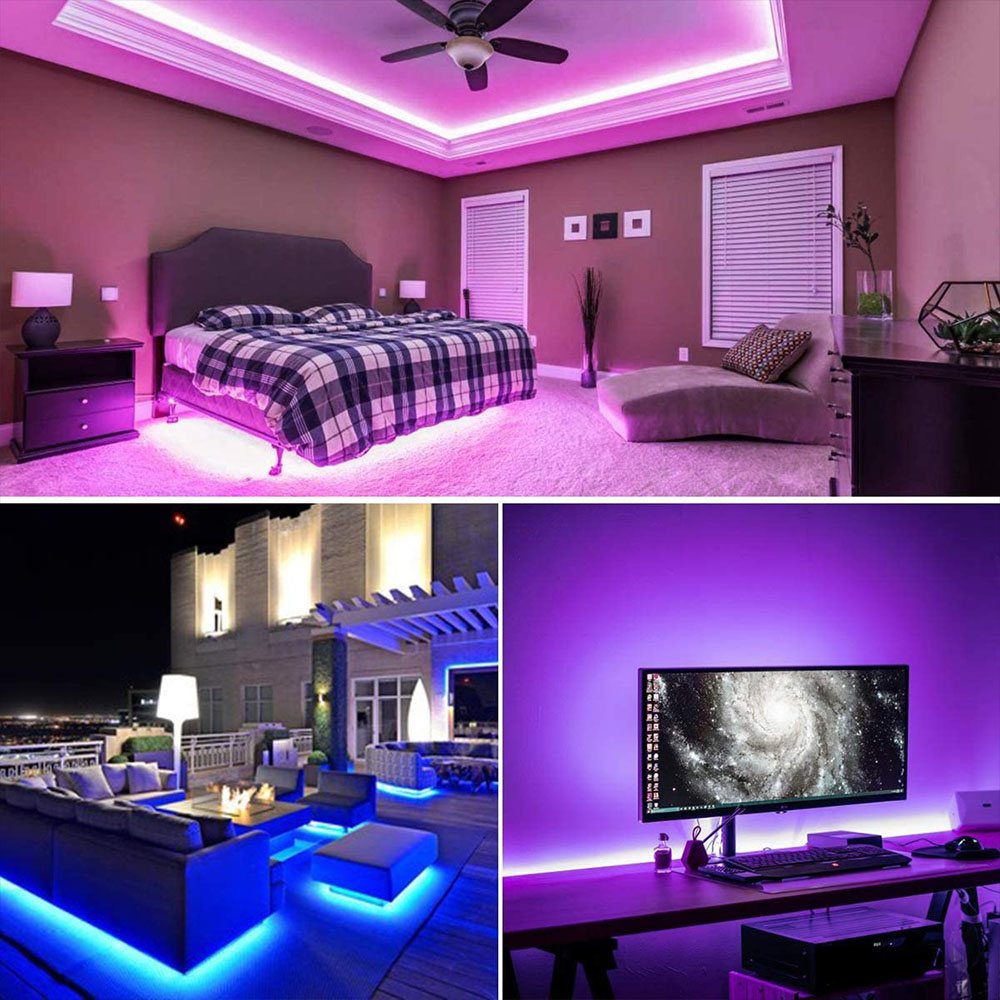 Cool Gift, Led Strip Lights 16 Colors With Remote, Available in Different Sizes