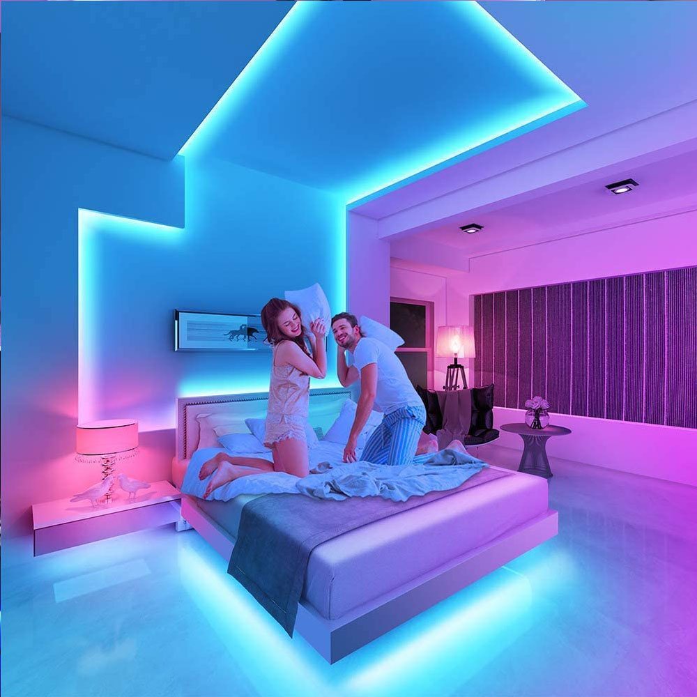 Cool Gift, Led Strip Lights 16 Colors With Remote, Available in Different Sizes