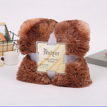 Cool Gift, Double sided Faux Fur Sherpa Fleece Blanket 200x230  cm, Available in Different Colors