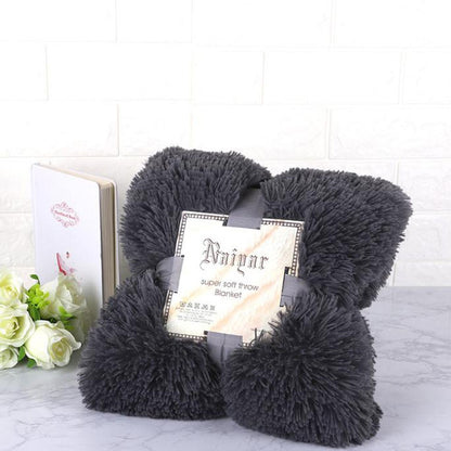 Cool Gift, Double sided Faux Fur Sherpa Fleece Blanket 200x230  cm, Available in Different Colors