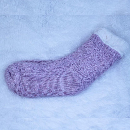 Cool Gift, Women Slipper Socks Winter Warm Fleece, Available in Different Colors