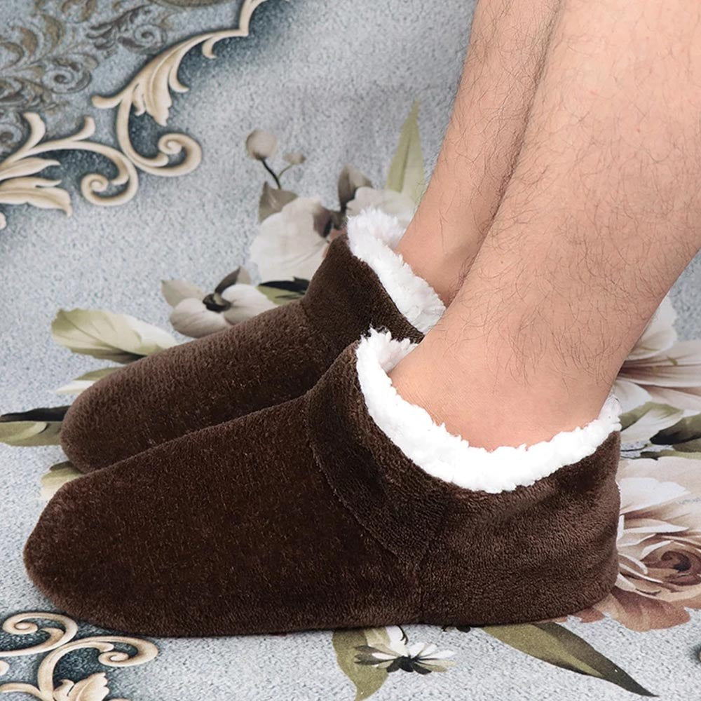 Cool Gift, Men's Home Indoor Slippers Socks Soft Thick, Available in Different Colors