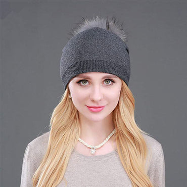 Cool Gift, Womens Slouchy Beanie Knit Wool Bonnet, Available in Different Colors