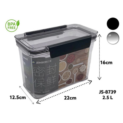 Cool Gift, Acrylic Airtight Rectangular Food Storage Box, Available in Different Sizes