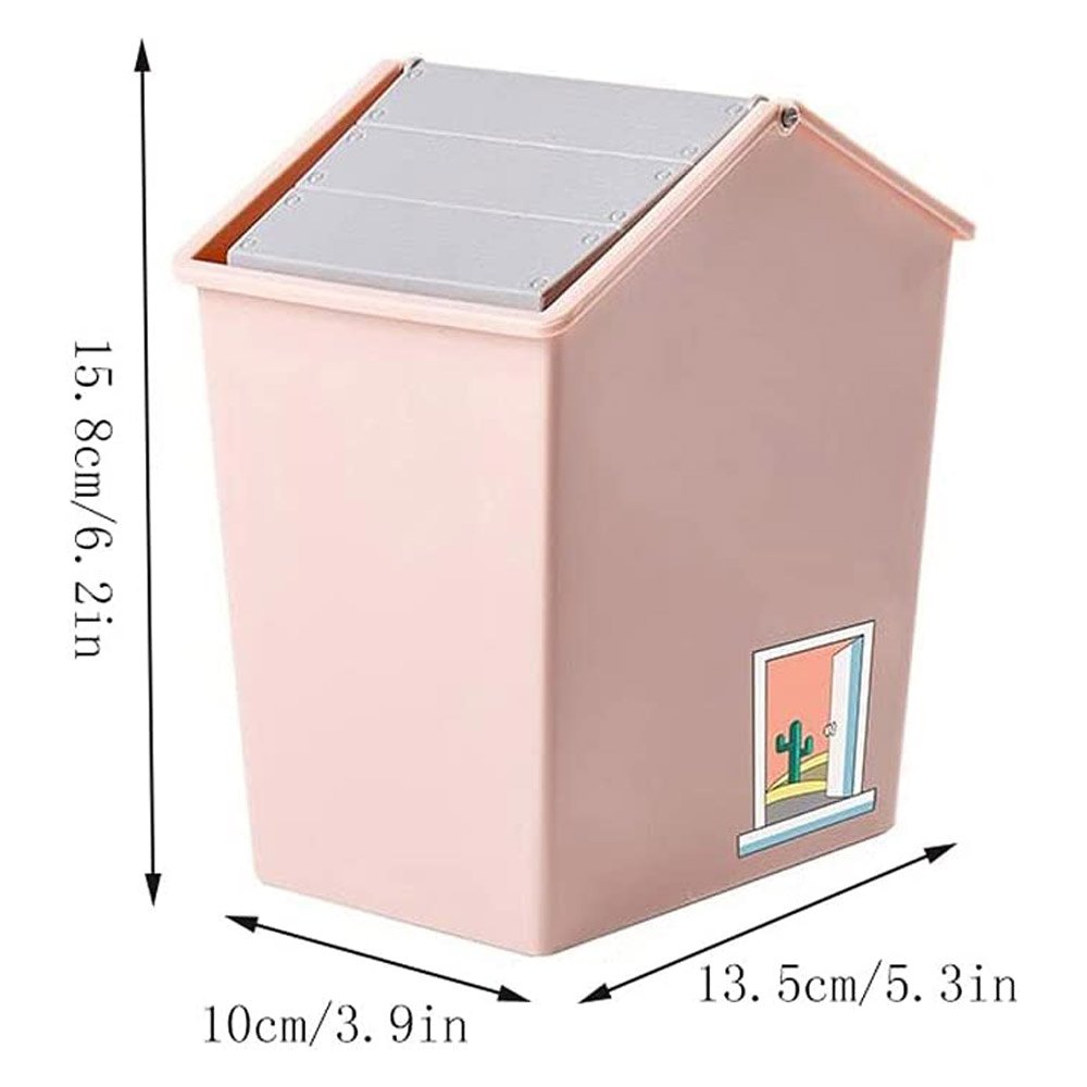 Cool Gift, Mini Dustbins Modern Trash Can, Available in Different Colors