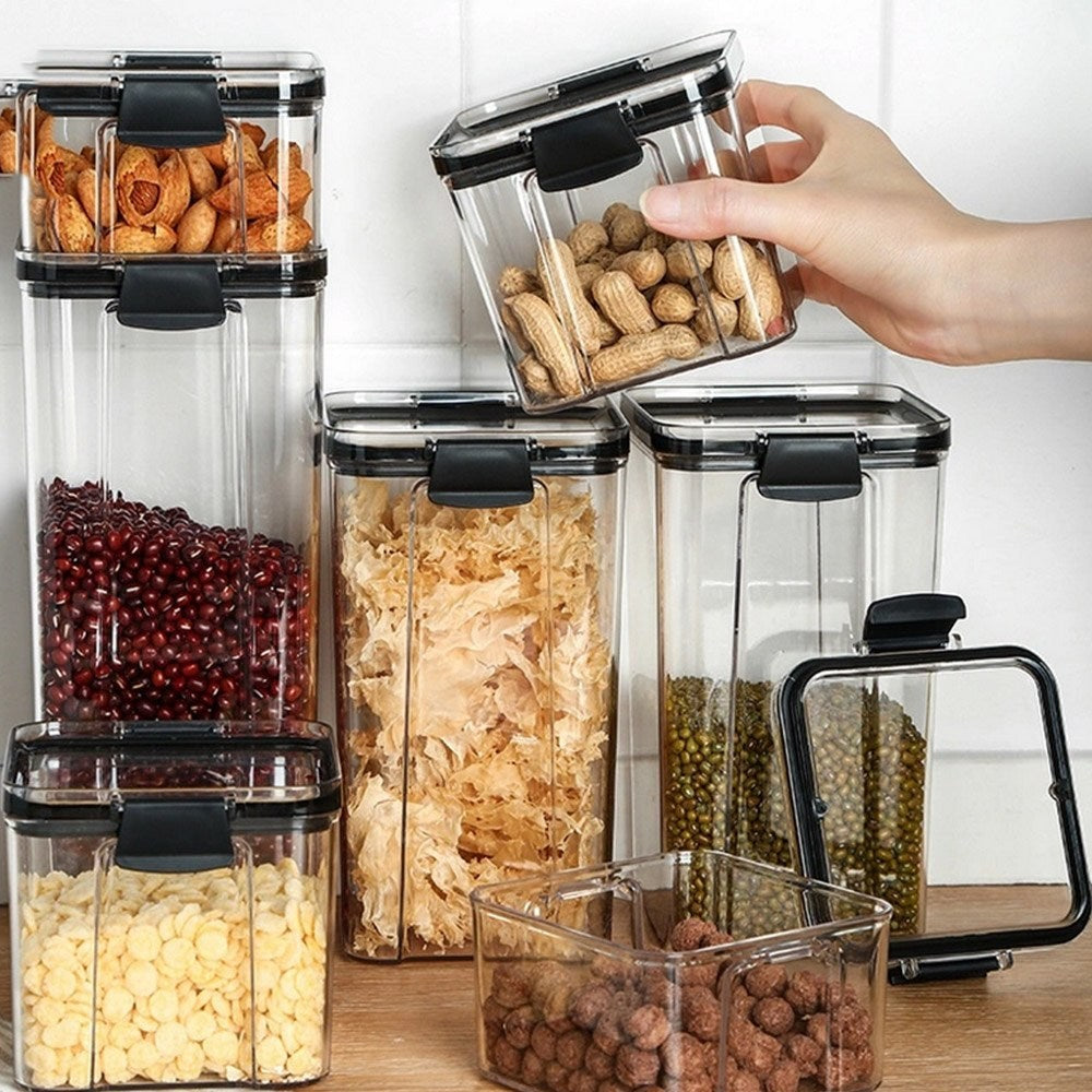 Cool Gift, Square Food Storage Containers, Sealed Jar With Lid, Available in Different Sizes