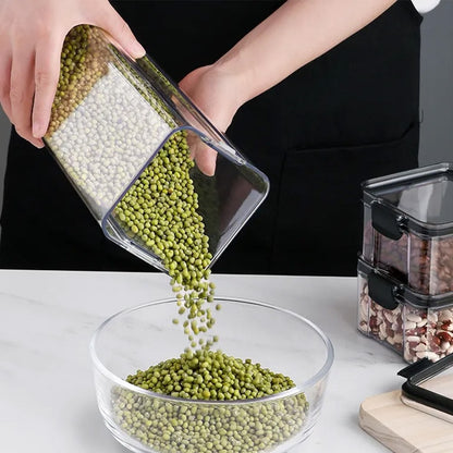 Cool Gift, Square Food Storage Containers, Sealed Jar With Lid, Available in Different Sizes