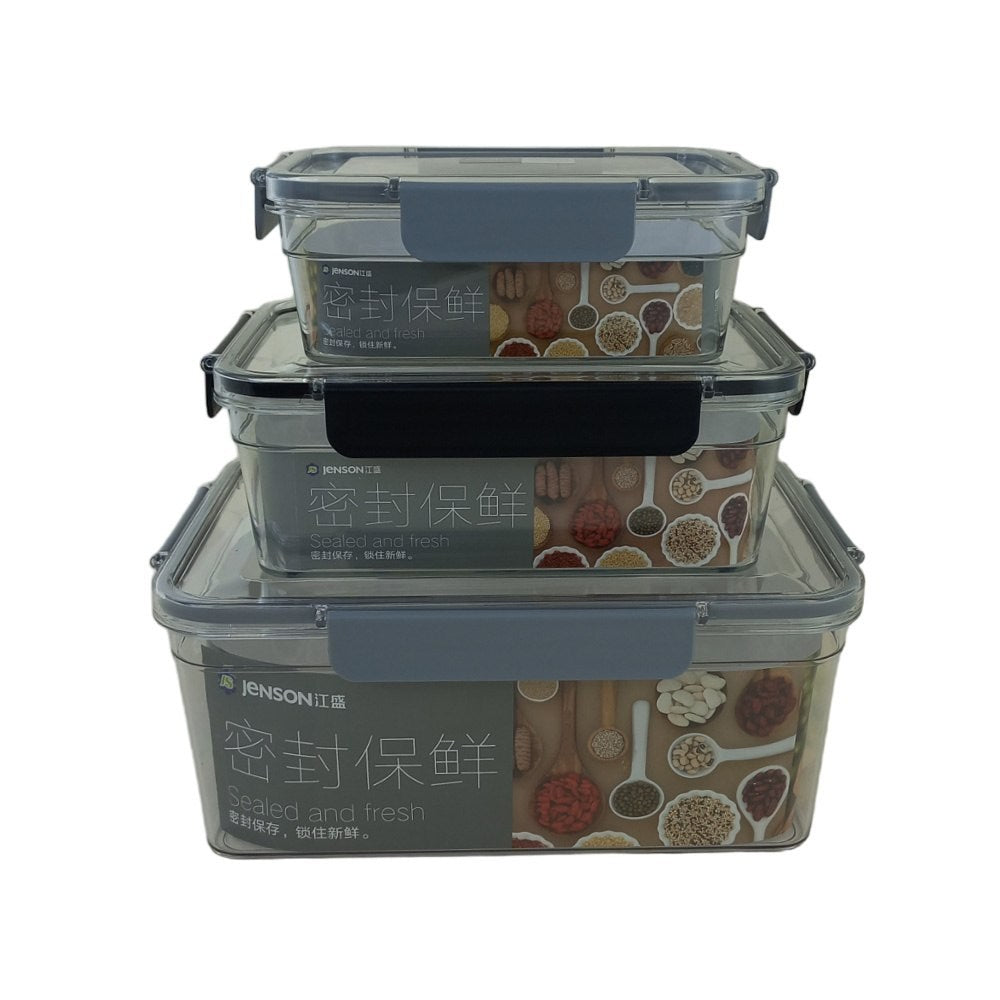 Cool Gift, Square Food Storage Containers, Sealed Jar With Lid, Available in Different Sizes