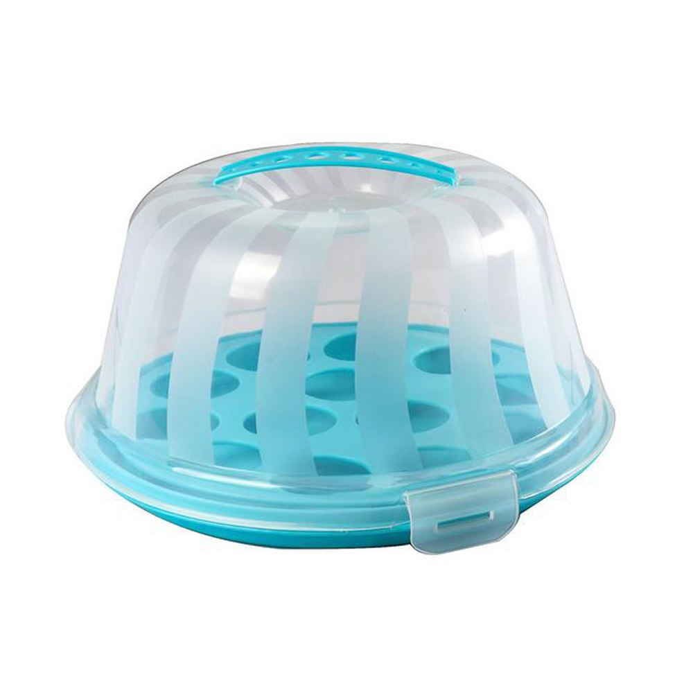 Cool Gift, Cupcake Carrier With Lid And Handle, Available in Different Colors