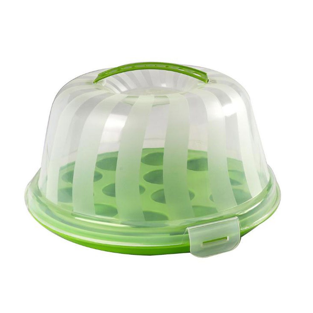 Cool Gift, Cupcake Carrier With Lid And Handle, Available in Different Colors