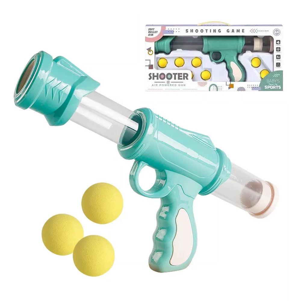 Cool Gift, Blaster-automatic 971-2 Air powered gun, shoots soft balls
