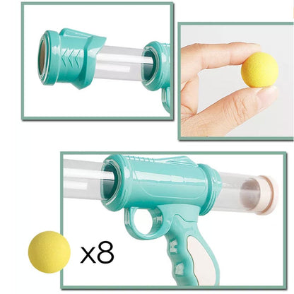 Cool Gift, Blaster-automatic 971-2 Air powered gun, shoots soft balls