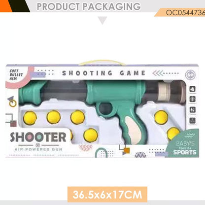 Cool Gift, Blaster-automatic 971-2 Air powered gun, shoots soft balls