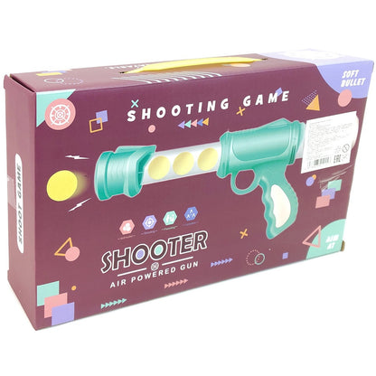 Cool Gift, Blaster-automatic 971-5 Air powered gun, shoots soft balls