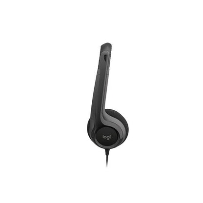 Logitech, Headset Wired H390 Usb With Noise-Canceling Mic In-Line Controls (Black) Usb A