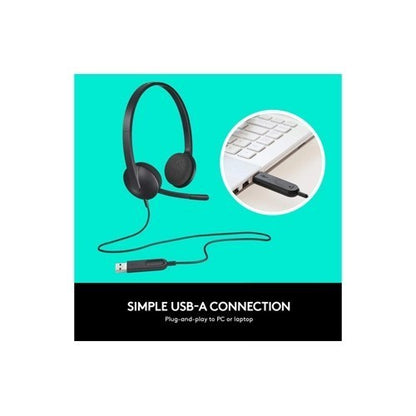 Logitech, Headset Wired H340 Usb