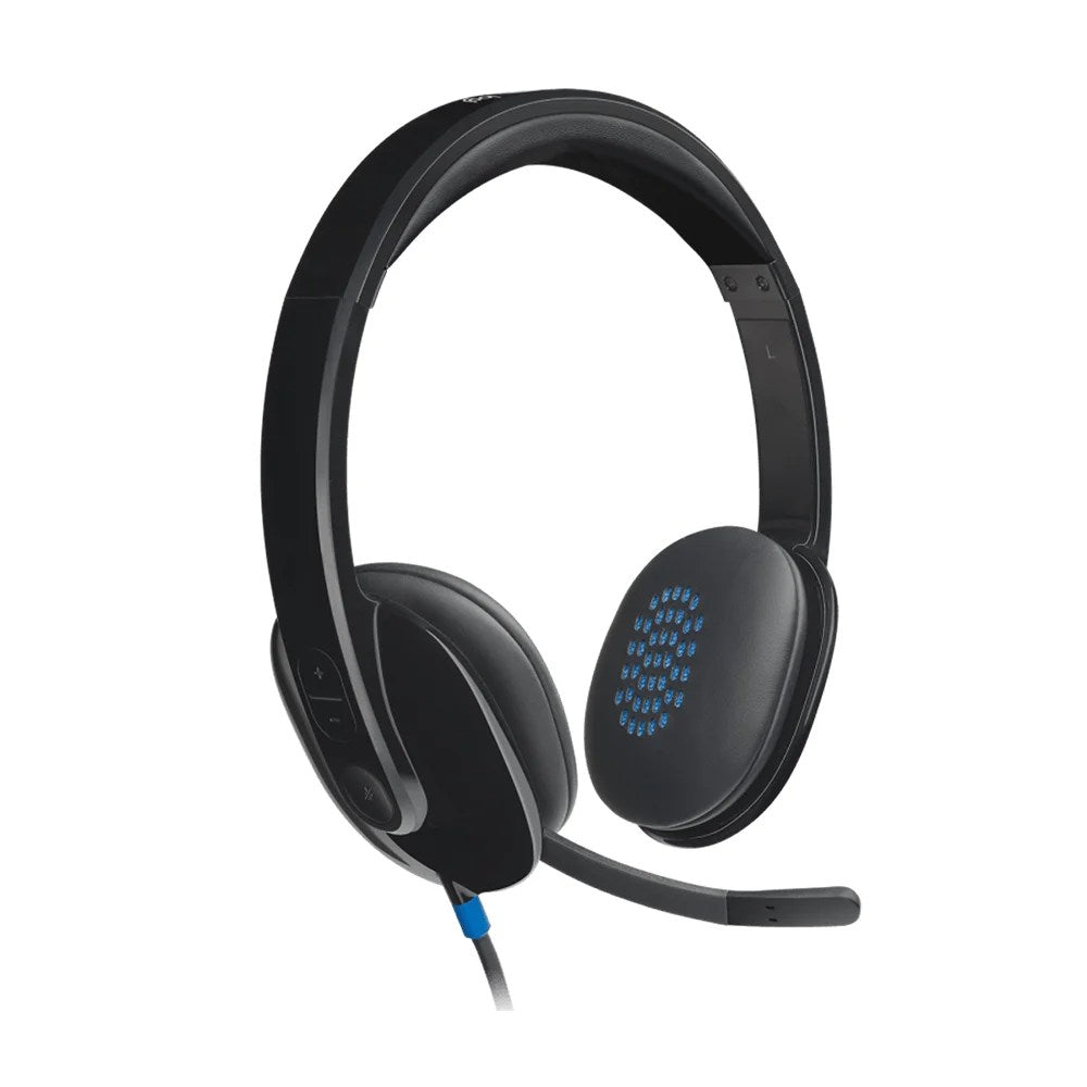 Logitech, Headset Wired H540 Usb With Noise-Canceling Mic On-Ear Controls