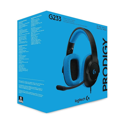 Logitech, G233 Prodigy Usb Gaming Headset Blue