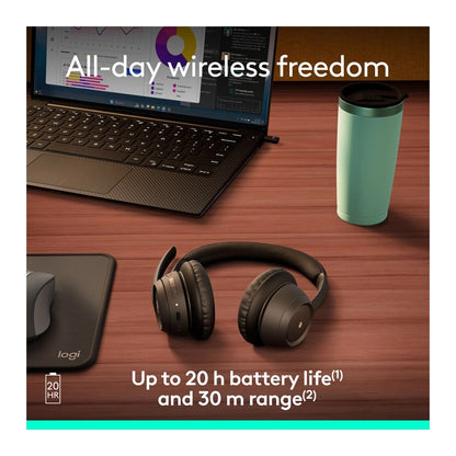 Logitech, Zone 305 Noise-Canceling Mic Wireless Bluetooth Headset Black